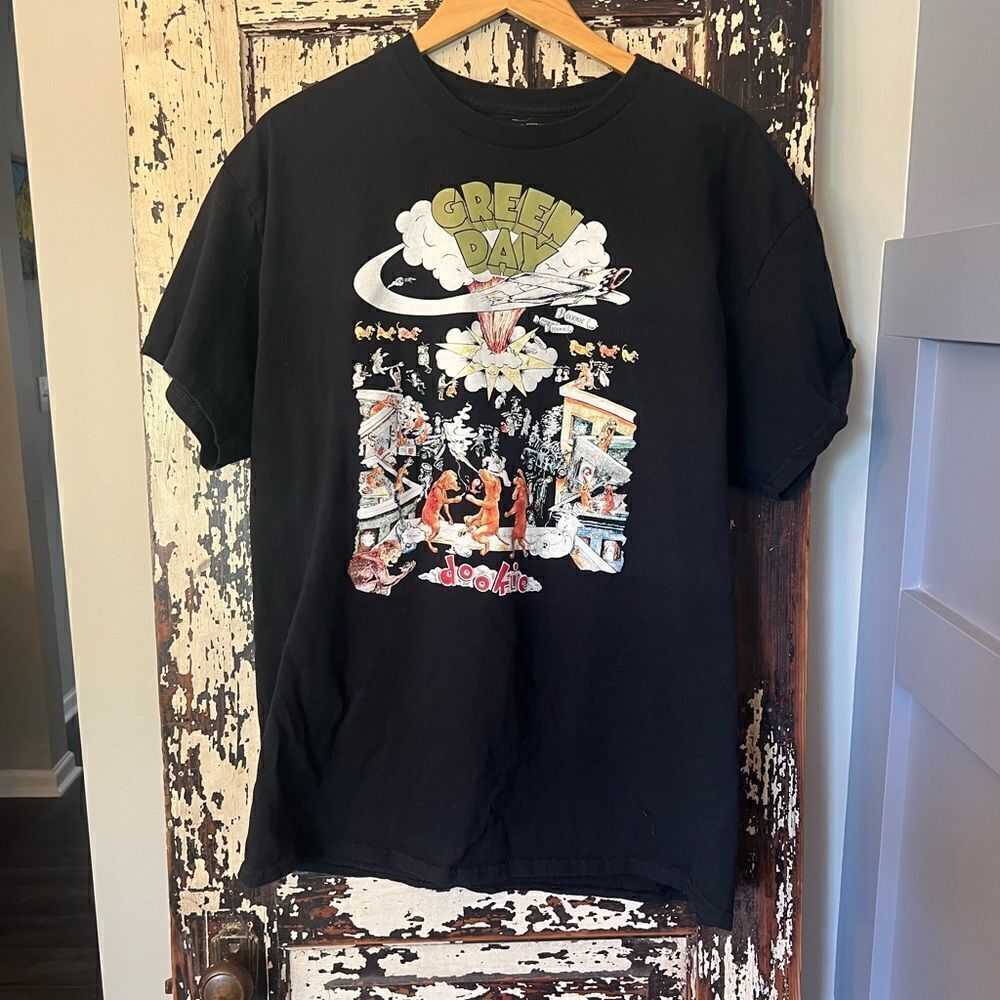 Green Day Dookie CD Cover unisex Retro size XL.